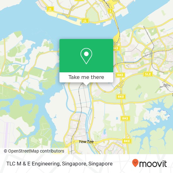 TLC M & E Engineering, Singapore map