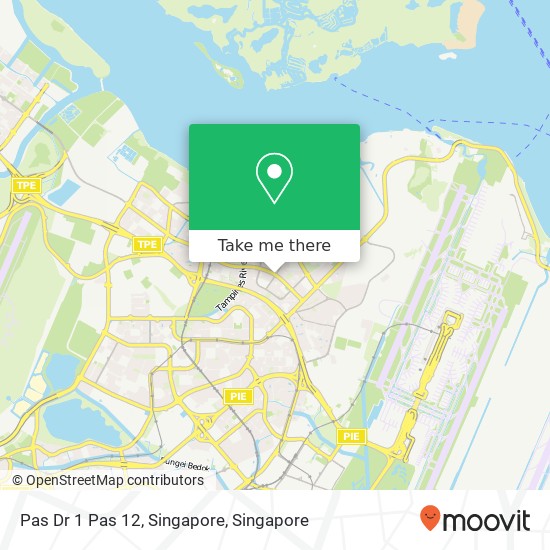 Pas Dr 1 Pas 12, Singapore地图