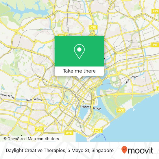 Daylight Creative Therapies, 6 Mayo St map