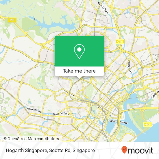 Hogarth Singapore, Scotts Rd map