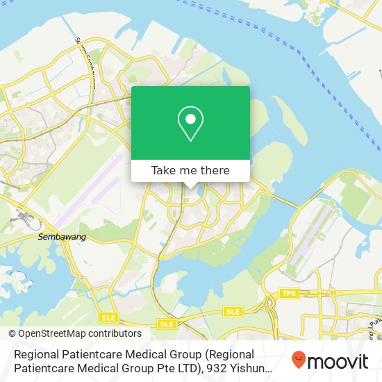 Regional Patientcare Medical Group (Regional Patientcare Medical Group Pte LTD), 932 Yishun Central 1 map