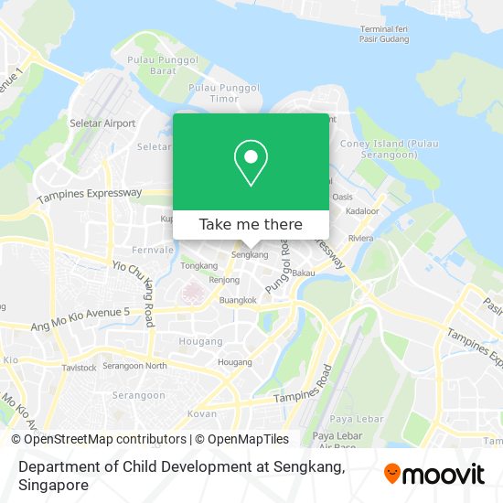 Department of Child Development at Sengkang map