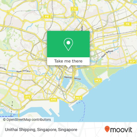 Unithai Shipping, Singapore地图