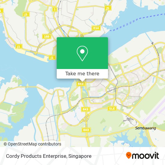 Cordy Products Enterprise map