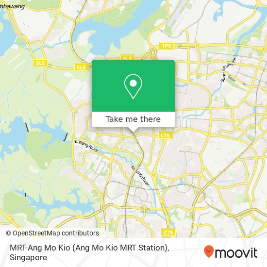 MRT-Ang Mo Kio map