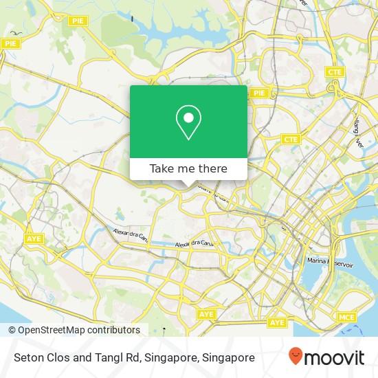 Seton Clos and Tangl Rd, Singapore map