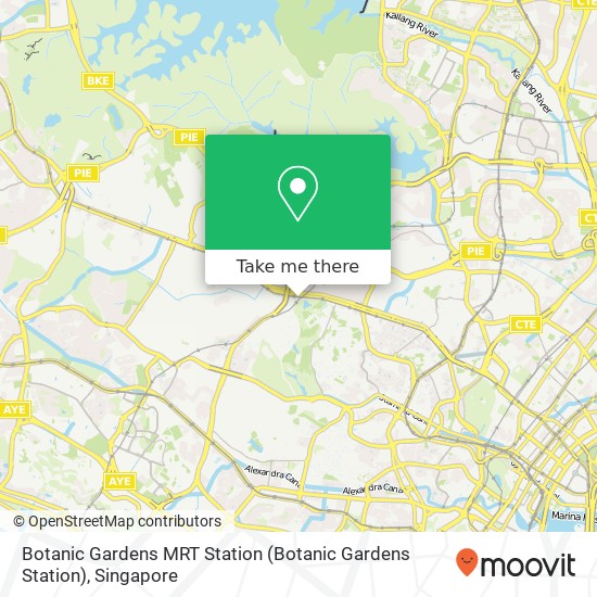 Botanic Gardens MRT Station map