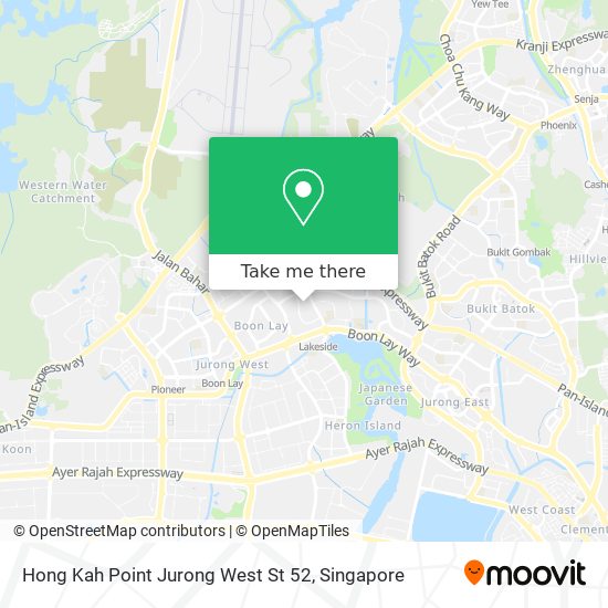 Hong Kah Point Jurong West St 52 map