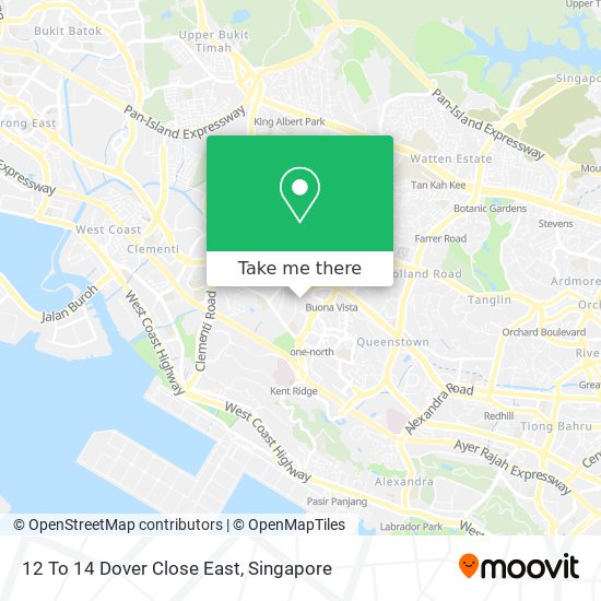 12 To 14 Dover Close East地图