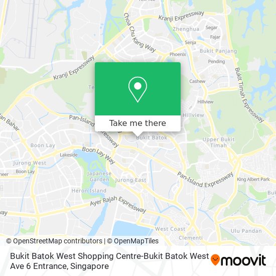 Bukit Batok West Shopping Centre-Bukit Batok West Ave 6 Entrance地图