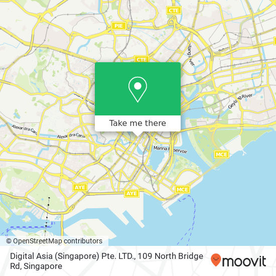 Digital Asia (Singapore) Pte. LTD., 109 North Bridge Rd map