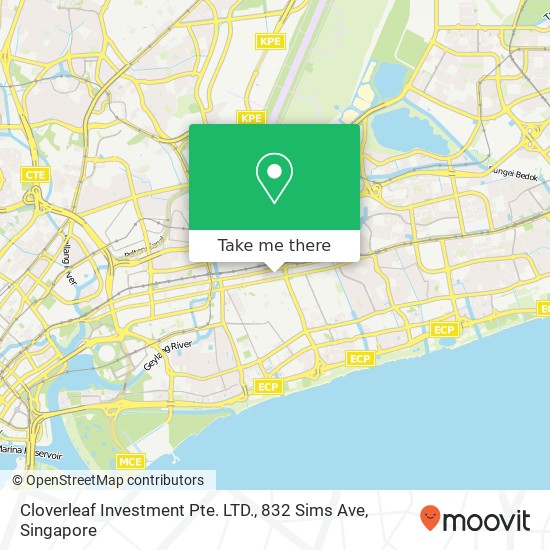 Cloverleaf Investment Pte. LTD., 832 Sims Ave地图