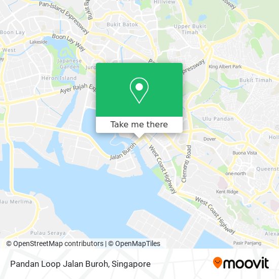Pandan Loop Jalan Buroh地图