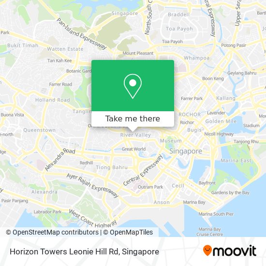 Horizon Towers Leonie Hill Rd map