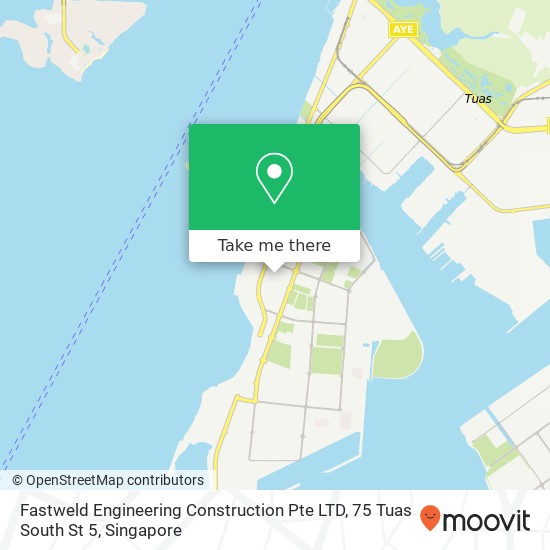 Fastweld Engineering Construction Pte LTD, 75 Tuas South St 5 map