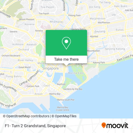 F1- Turn 2 Grandstand map