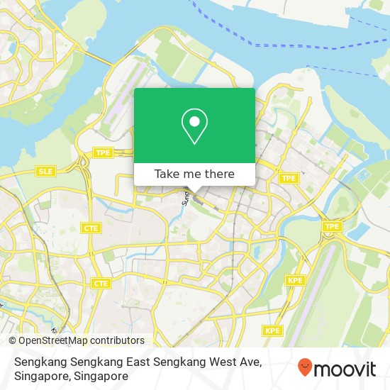 Sengkang Sengkang East Sengkang West Ave, Singapore map