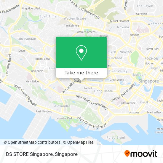 DS STORE Singapore地图
