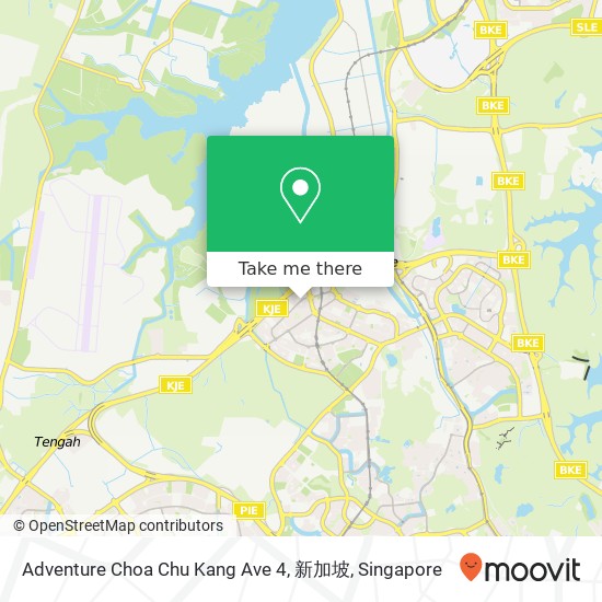 Adventure Choa Chu Kang Ave 4, 新加坡 map