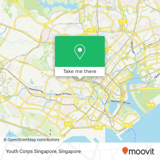 Youth Corps Singapore map