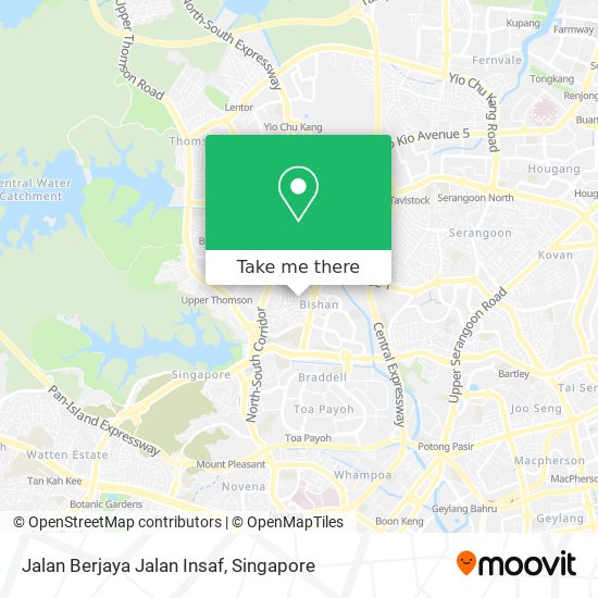 Jalan Berjaya Jalan Insaf map
