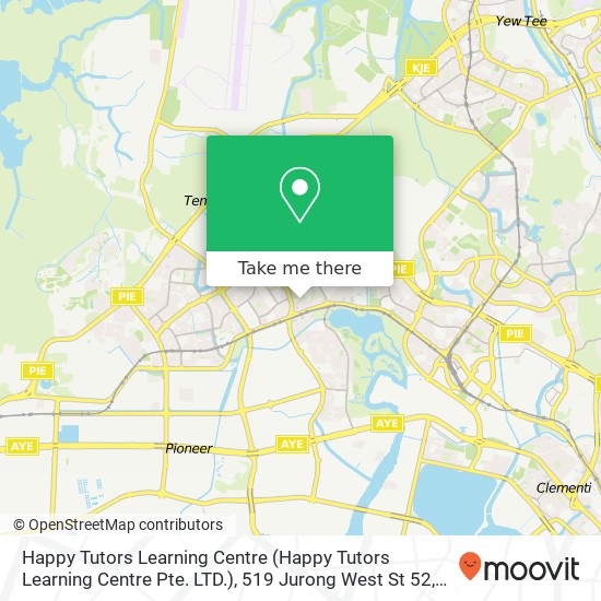 Happy Tutors Learning Centre (Happy Tutors Learning Centre Pte. LTD.), 519 Jurong West St 52地图