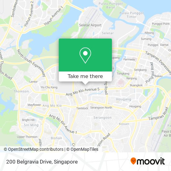200 Belgravia Drive map