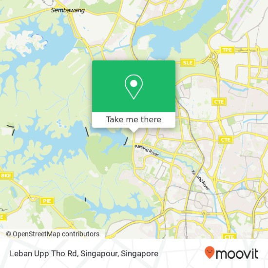 Leban Upp Tho Rd, Singapour map