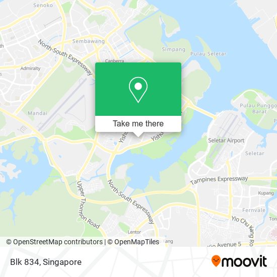 Blk 834 map