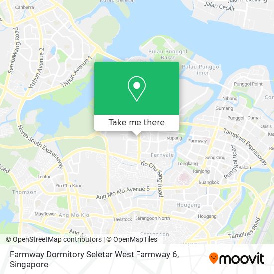 Farmway Dormitory Seletar West Farmway 6 map