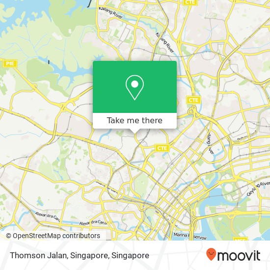 Thomson Jalan, Singapore map