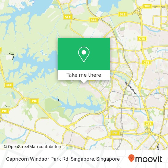 Capricorn Windsor Park Rd, Singapore map