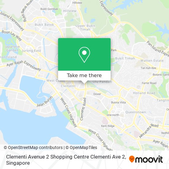 Clementi Avenue 2 Shopping Centre Clementi Ave 2地图