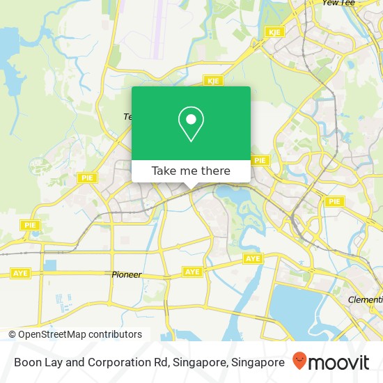 Boon Lay and Corporation Rd, Singapore地图