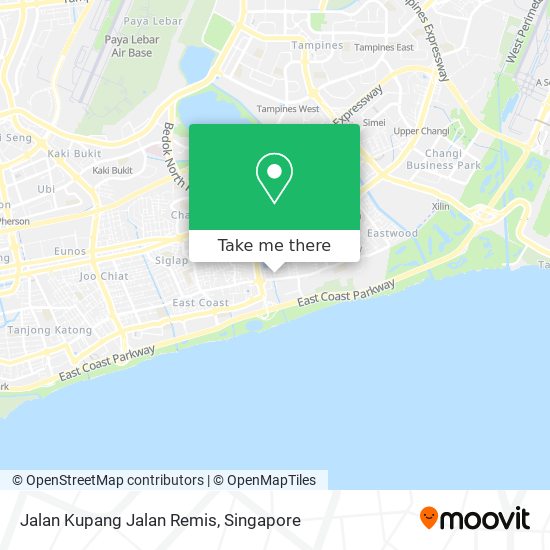 Jalan Kupang Jalan Remis map