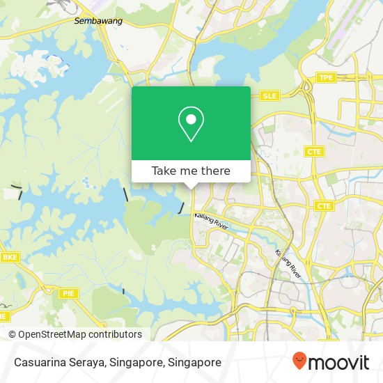 Casuarina Seraya, Singapore map