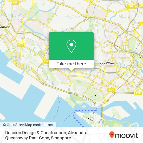 Desicon Design & Construction, Alexandra-Queensway Park Conn map
