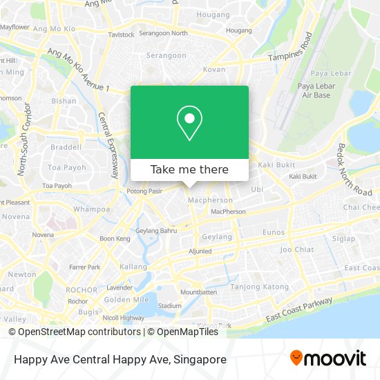 Happy Ave Central Happy Ave map