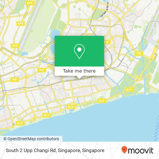 South 2 Upp Changi Rd, Singapore地图