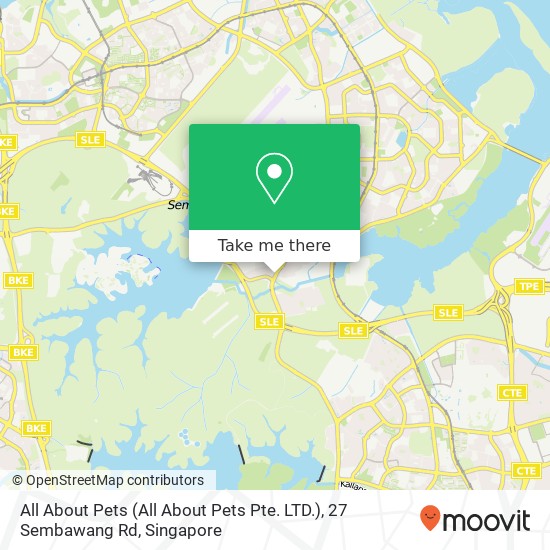 All About Pets (All About Pets Pte. LTD.), 27 Sembawang Rd map