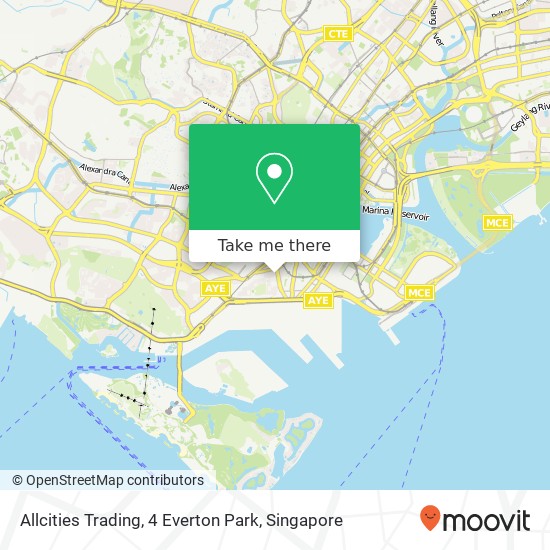 Allcities Trading, 4 Everton Park map