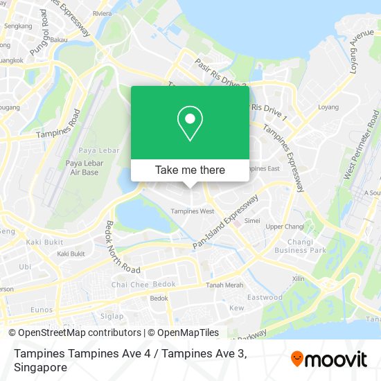 Tampines Tampines Ave 4 / Tampines Ave 3 map
