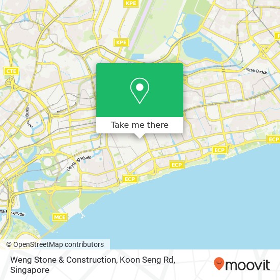 Weng Stone & Construction, Koon Seng Rd map