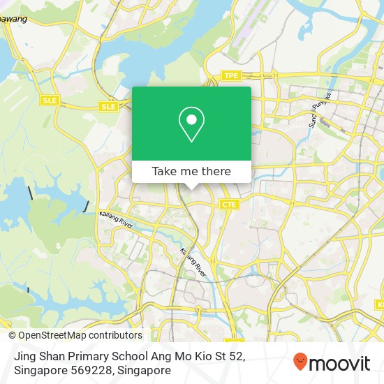 Jing Shan Primary School Ang Mo Kio St 52, Singapore 569228地图