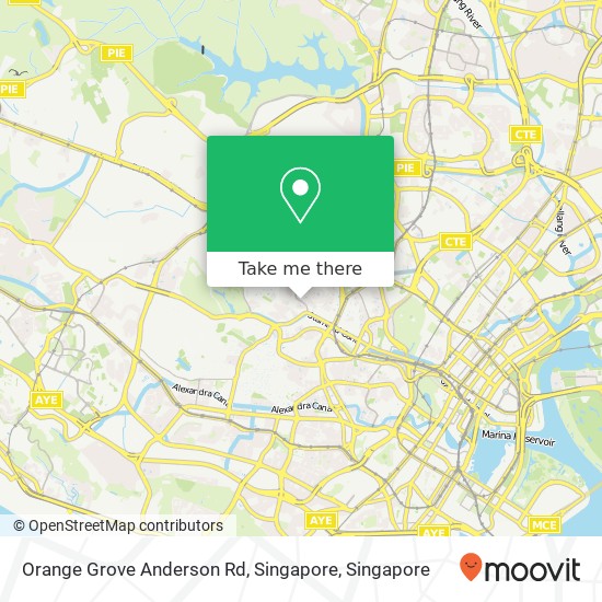 Orange Grove Anderson Rd, Singapore地图
