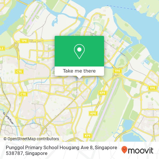 Punggol Primary School Hougang Ave 8, Singapore 538787地图