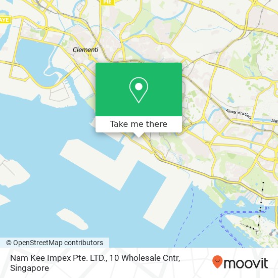 Nam Kee Impex Pte. LTD., 10 Wholesale Cntr地图