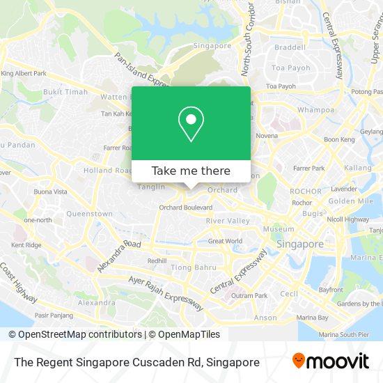 The Regent Singapore Cuscaden Rd地图