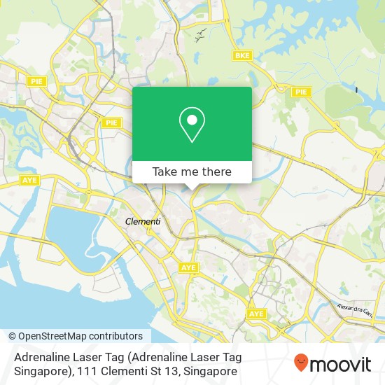 Adrenaline Laser Tag (Adrenaline Laser Tag Singapore), 111 Clementi St 13 map