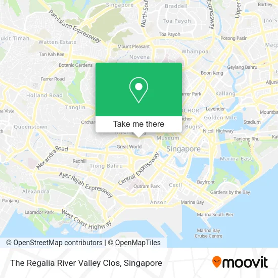 The Regalia River Valley Clos map